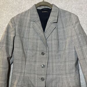 Gray Plaid Women's Hunt Coat